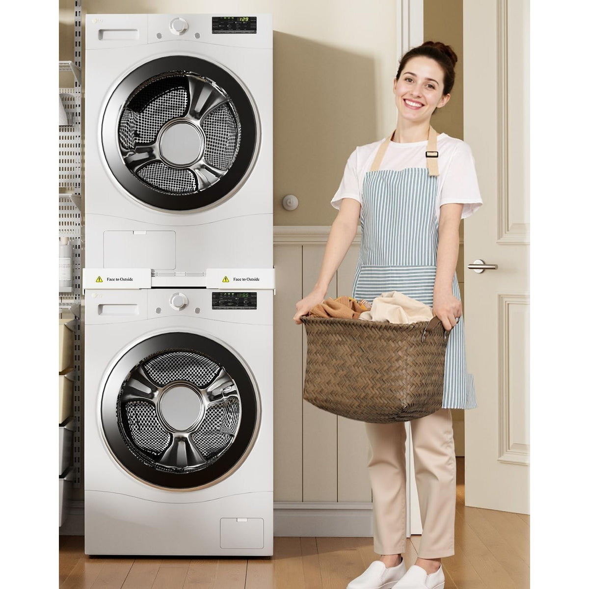 Étendoir à linge, réglable pour maison et espace de rangement – vue détaillée 4