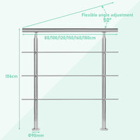 3 barres transversales