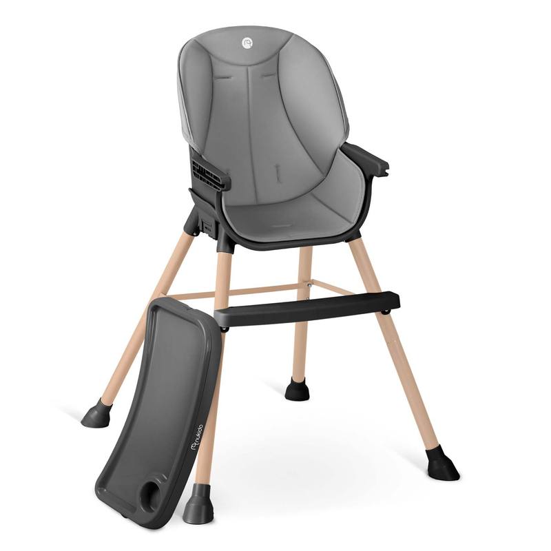 Chaise De Nourriture Nukido Tilo Gris-noir