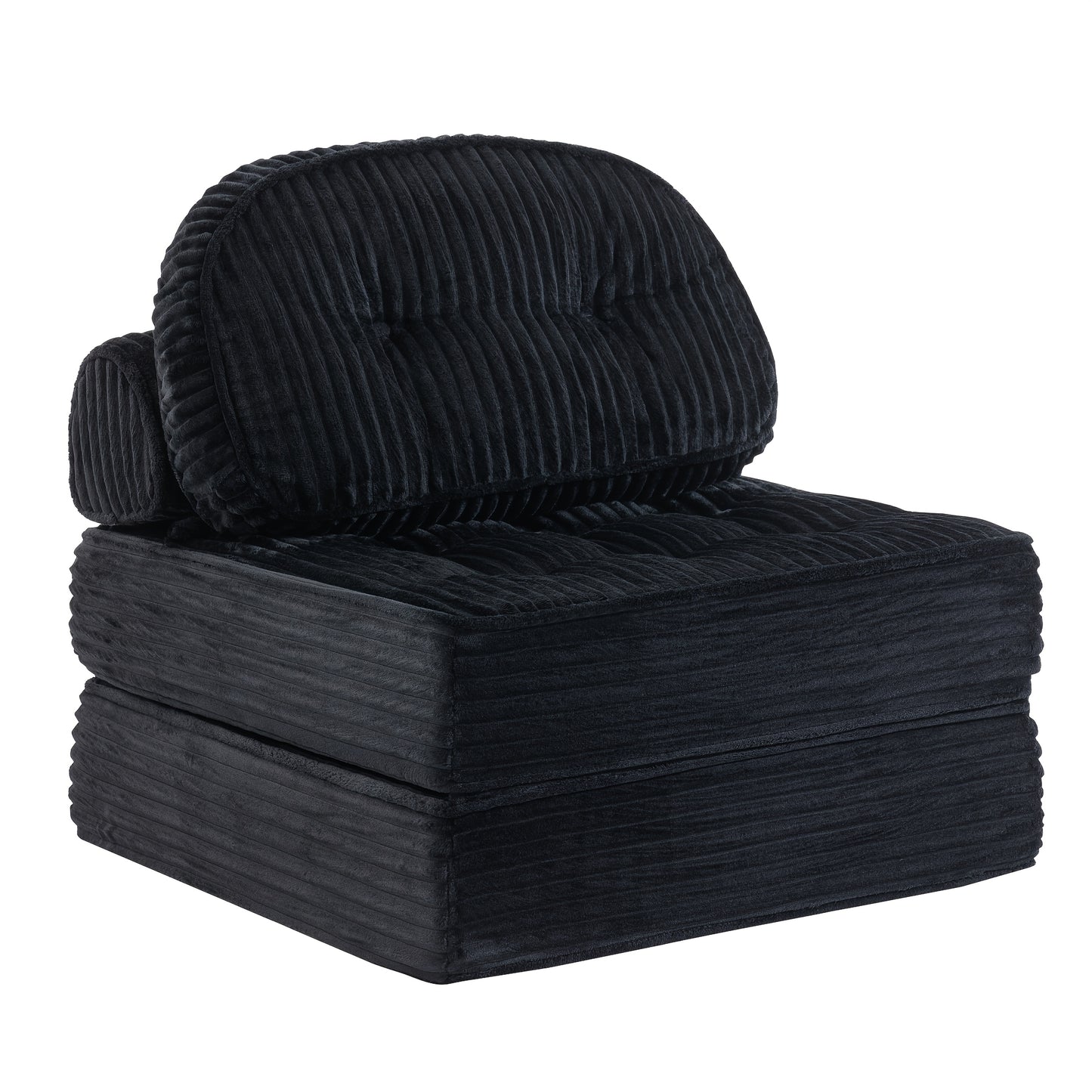 Canapé pliant pop-up, disponible en configurations simple ou double. Canapé-lit multifonctionnel en velours côtelé, idéal pour les appartements compacts, les balcons et les résidences étudiantes. Aucun assemblage requis.