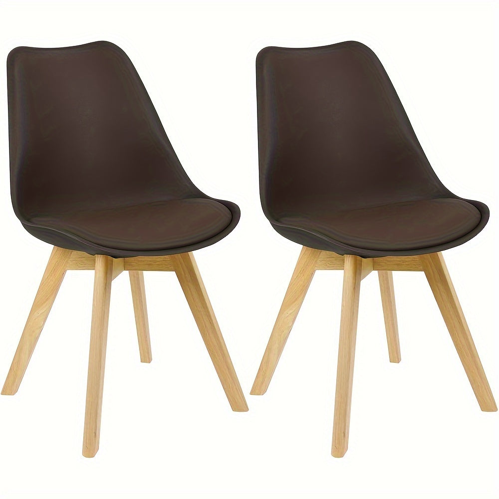 2/4pcs Chaise de salle à manger Bureau Chaise de visite Chaise de réception Chaise de designer Chaise de cuisine en bois