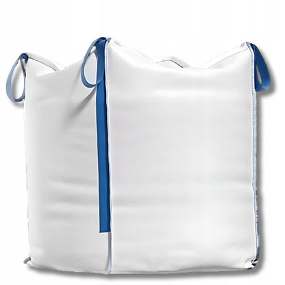 SAC CONTENEUR BIGBAG NEUF 90x90x120cm POUR GRAIN ET GRANULAT 1000KG, IDÉAL POUR LE TRANSPORT ET LE STOCKAGE DE MATÉRIAUX. CONSTRUCTION SOLIDE ET POIGNÉES PRATIQUES POUR UN TRANSPORT ET UN STOCKAGE FACILES. PARFAIT POUR LES TRAVAUX DE CONSTRUCTION, DE RÉNO