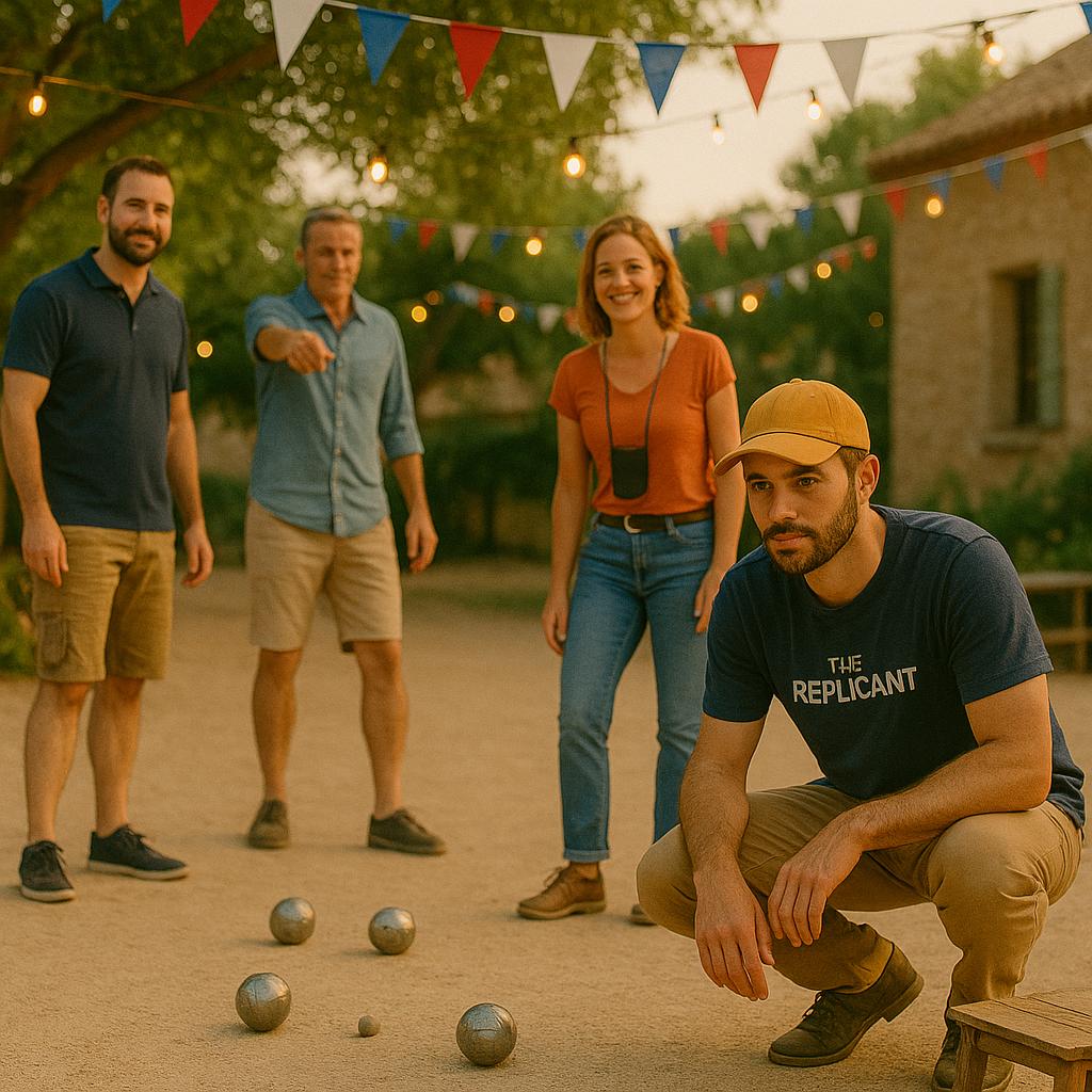 THE REPLICANT Porte Clés avec Tour de Cou/Marqueur de Points Pétanque