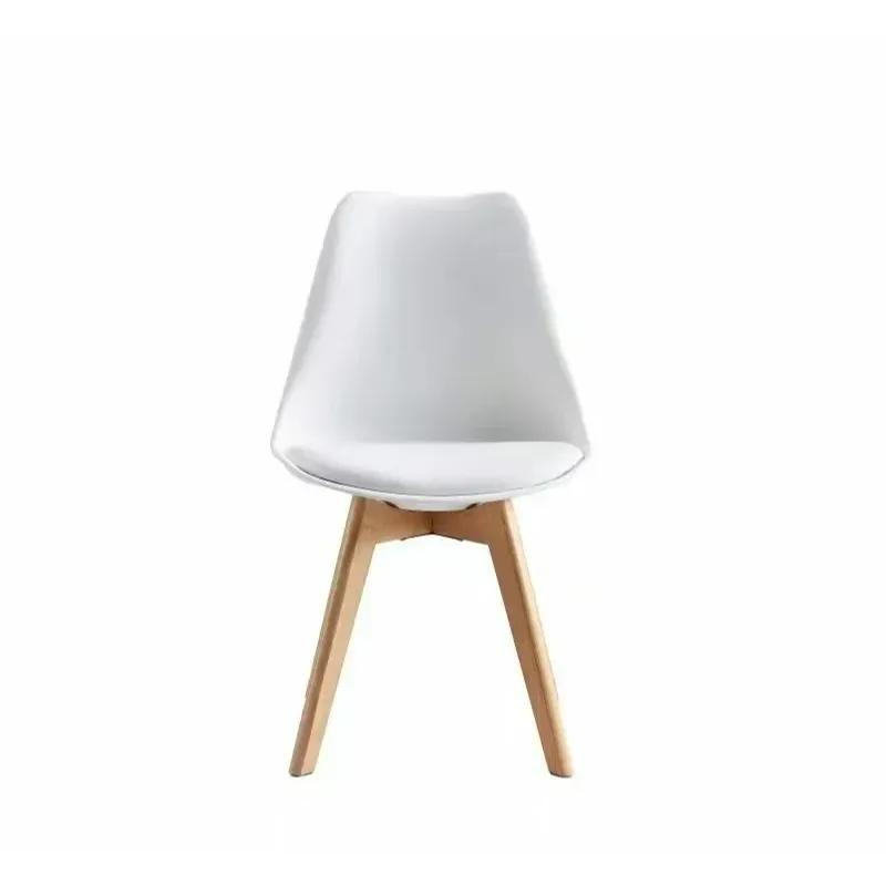 Ensemble de 4 chaises de salle à manger MCC Direct, chaises de cuisine, chaises de bureau, chaise coquille de designer, "Eva" disponible en 7 couleurs tendance