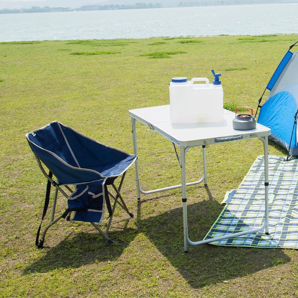 Table de camping pliante avec hauteurs réglables, tables de pique-nique pliables portables pour camping BBQ jardin artisanat marché stand extérieur intérieur cuisine jardin bureau robuste 120x60cm table de pique-nique extérieure de jardin réglable table d
