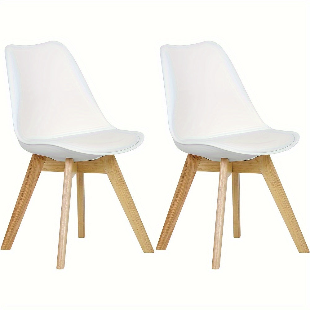 2/4pcs Chaise de salle à manger Bureau Chaise de visite Chaise de réception Chaise de designer Chaise de cuisine en bois