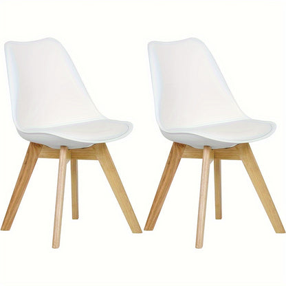 2/4pcs Chaise de salle à manger Bureau Chaise de visite Chaise de réception Chaise de designer Chaise de cuisine en bois