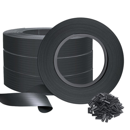 VOUNOT Kit Lamelles Occultantes PVC Brise Vue 300m x 4.7cm avec 600 Clips Clôture Rigide Protection Intimité