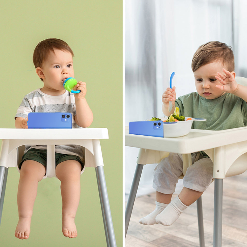 Chaise Haute Pliable Portable pour l'Alimentation des Enfants + Plateau 2En1 - Légère, Facile à Plier et à Déplier, Table Multifonctionnelle pour Enfants avec Ceinture de Sécurité, Construction Durable en Aluminium et ABS, Chaise en Plastique pour Enfants