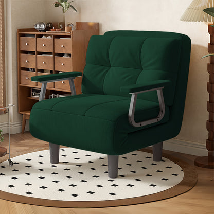 Décorations de Noël pour appartement, canapé-lit pliable, confortable et durable, accoudoirs argentés, matériau en velours côtelé, plusieurs couleurs disponibles, polyvalent pour chambres, cadeaux individuels, idées cadeaux, décorations de Noël d'extérieu