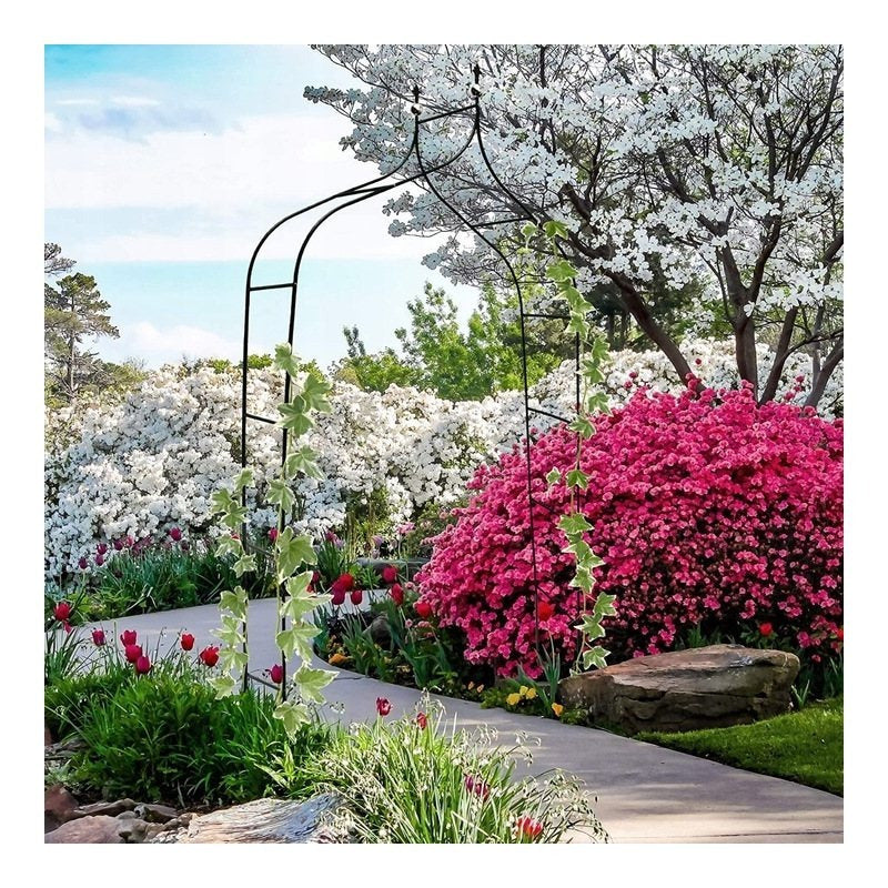PERG-N3214 PERGOLA DE JARDIN EN MÉTAL POUR ROSAIS ET FLEURS GRIMPANTES
