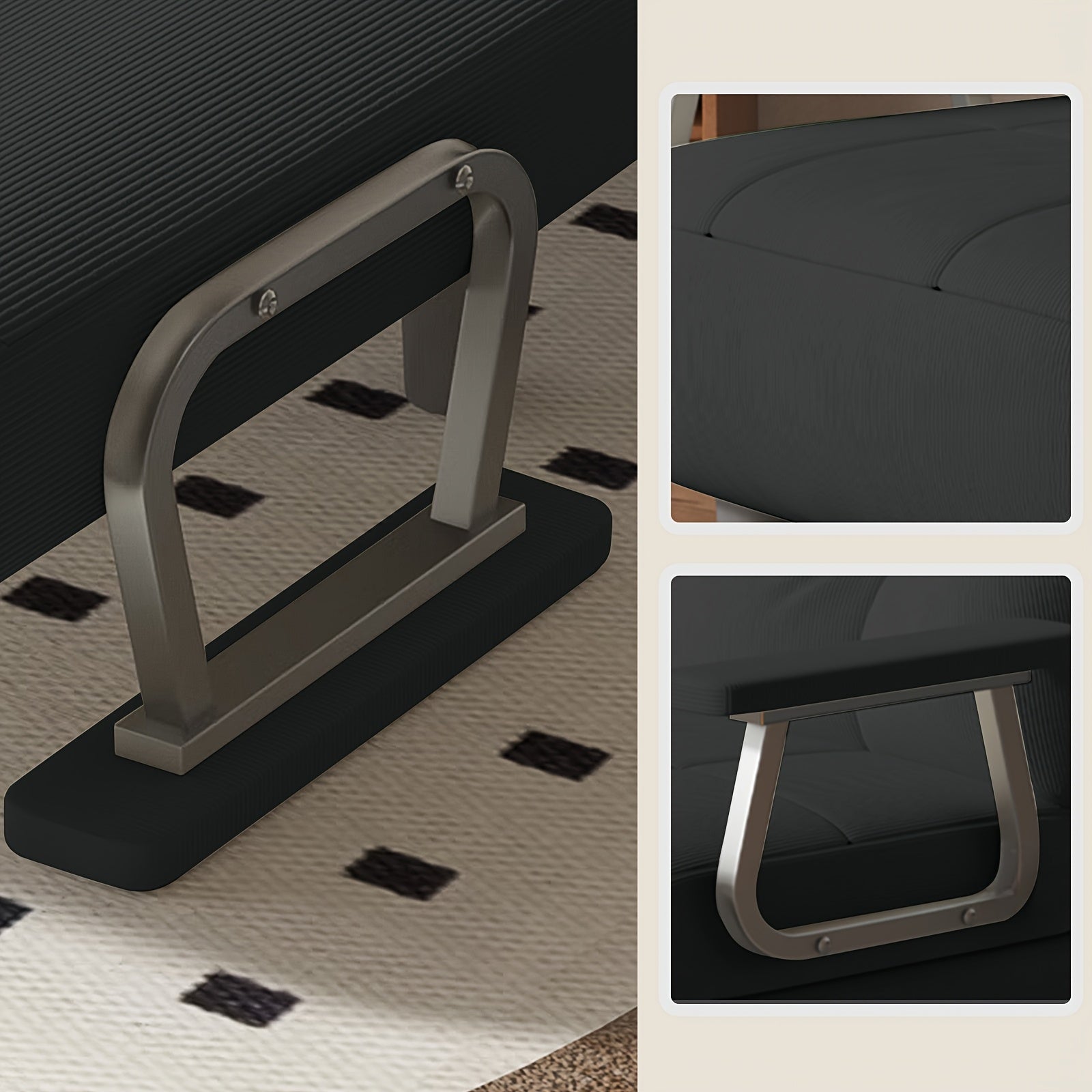 Fauteuil, velours pour maison et assise – vue détaillée 10