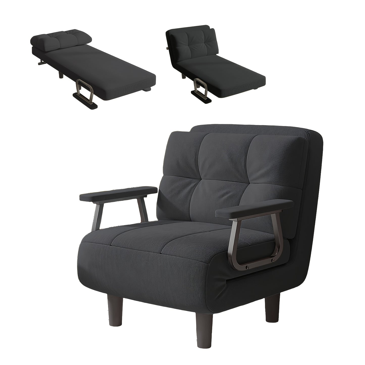 Fauteuil, velours pour maison et assise – vue détaillée 14