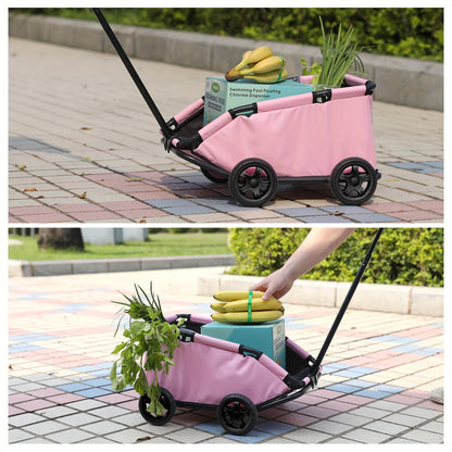 Chariot de Rangement pour Jouets, Trolley pour Animaux de Compagnie, Adapté aux Poussettes pour Petits Animaux et Petits Animaux de Compagnie de Moins de 14.97 KG, Poussette pour Chiot, Poussette pour Chaton, Chariot de Jardin, Chariot d'Extérieur, Chario