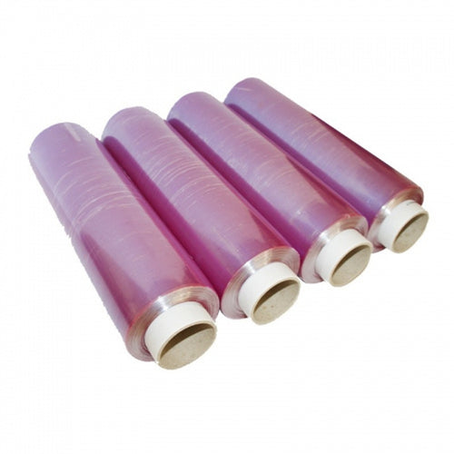 Lot de 4 films alimentaires professionnels transparents 30 cm x 300 m