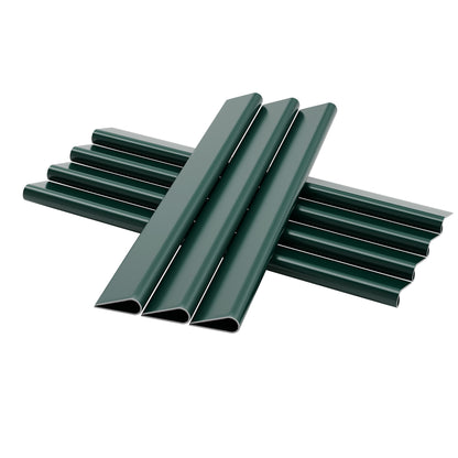 Bandes de film d'intimité en PVC avec clips, conçues pour créer un rouleau de clôture d'intimité opaque, adaptées aux clôtures en maille à double poteau, offrant une protection pour les jardins et les balcons