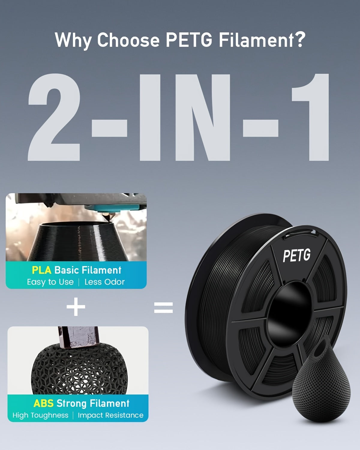 Filament PETG, 1.75Mm pour animaux et maison – vue détaillée 8