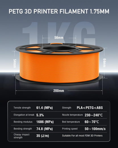 Filament PETG, 1.75Mm pour animaux et maison – vue détaillée 10