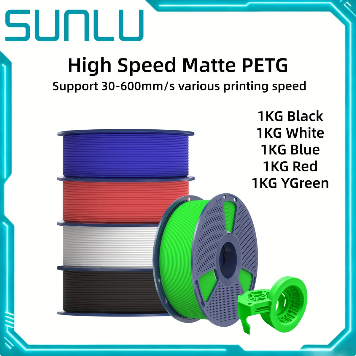 Filament PETG Haute Vitesse, 600 Mm pour animaux et maison – vue principale
