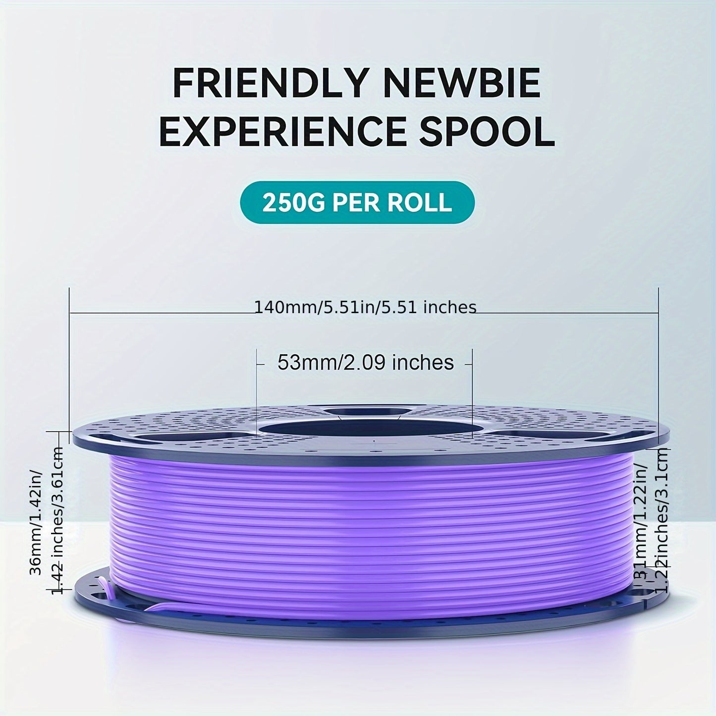 Filament PLA Sunlu, 1,75 mm pour Imprimante 3D Haute Ténacité et quotidien – vue détaillée 2