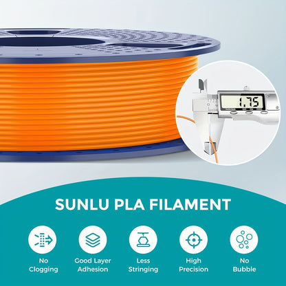 Filament PLA Sunlu, 1,75 mm pour Imprimante 3D Haute Ténacité et quotidien – vue détaillée 3