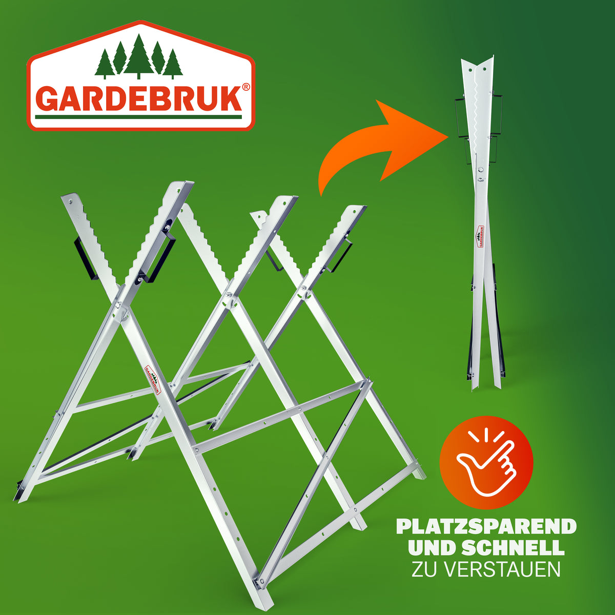 GARDEBRUK® Support de Scie Pliant, bois pour quotidien et maison – vue détaillée 2