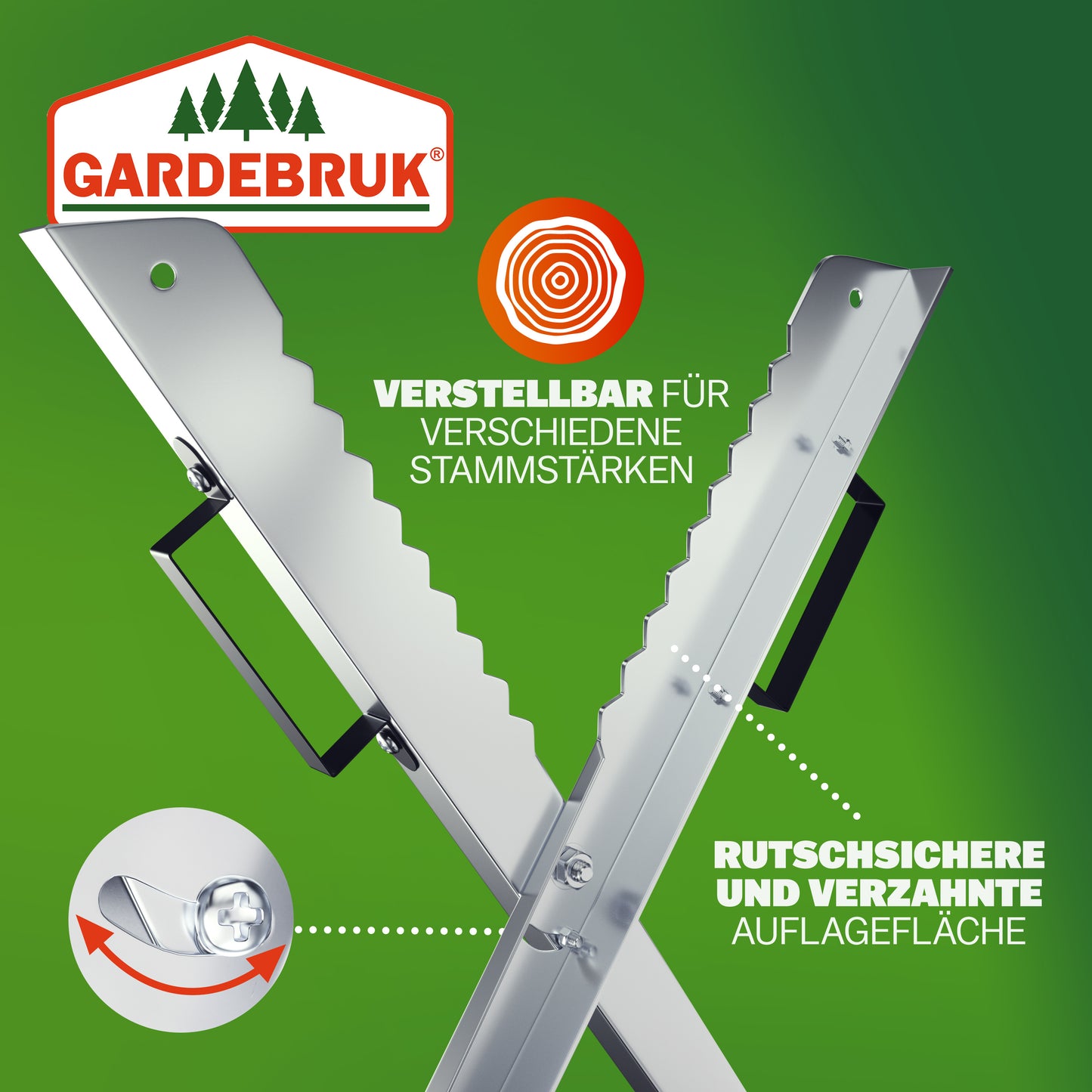 GARDEBRUK® Support de Scie Pliant, bois pour quotidien et maison – vue détaillée 4