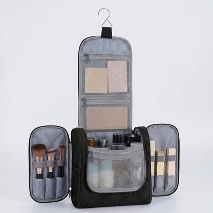 Grande trousse de toilette suspendue, Violet pour camping et voyage – vue détaillée 19