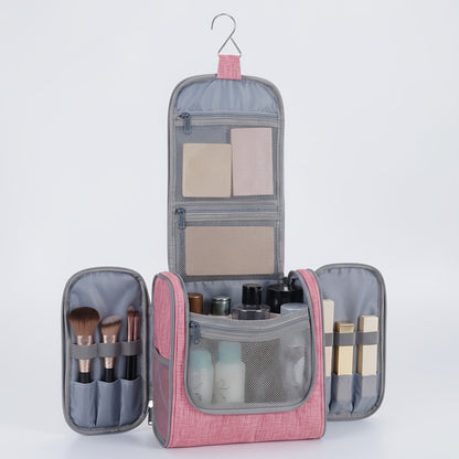 Grande trousse de toilette suspendue, Violet pour camping et voyage – vue détaillée 23