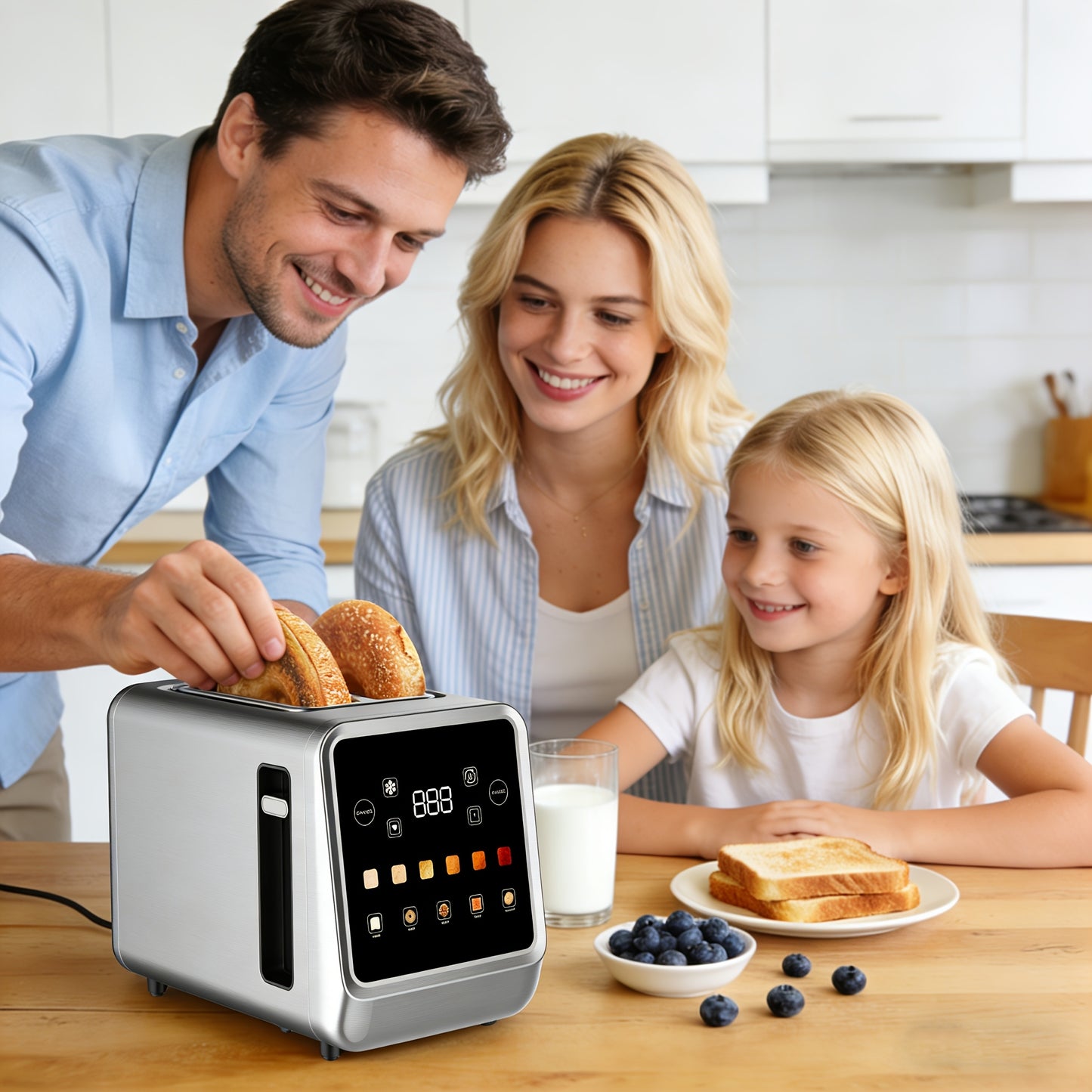 Grille-pains, acier inoxydable pour pain de 1 et quotidien – vue détaillée 6