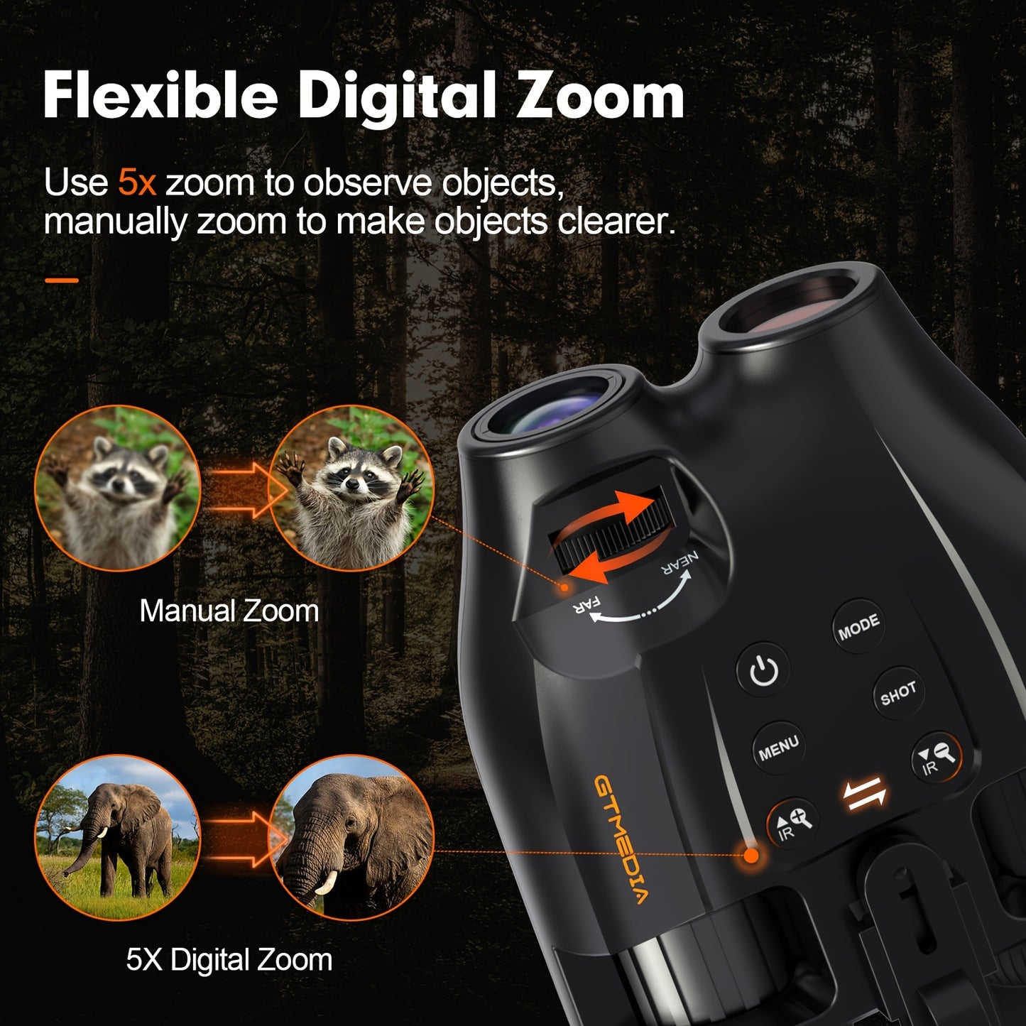 Jumelles, rechargeable pour quotidien et maison – vue détaillée 4