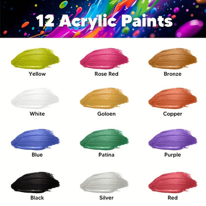 Kit de peinture, bois pour Amateurs de Peinture et quotidien – vue détaillée 2