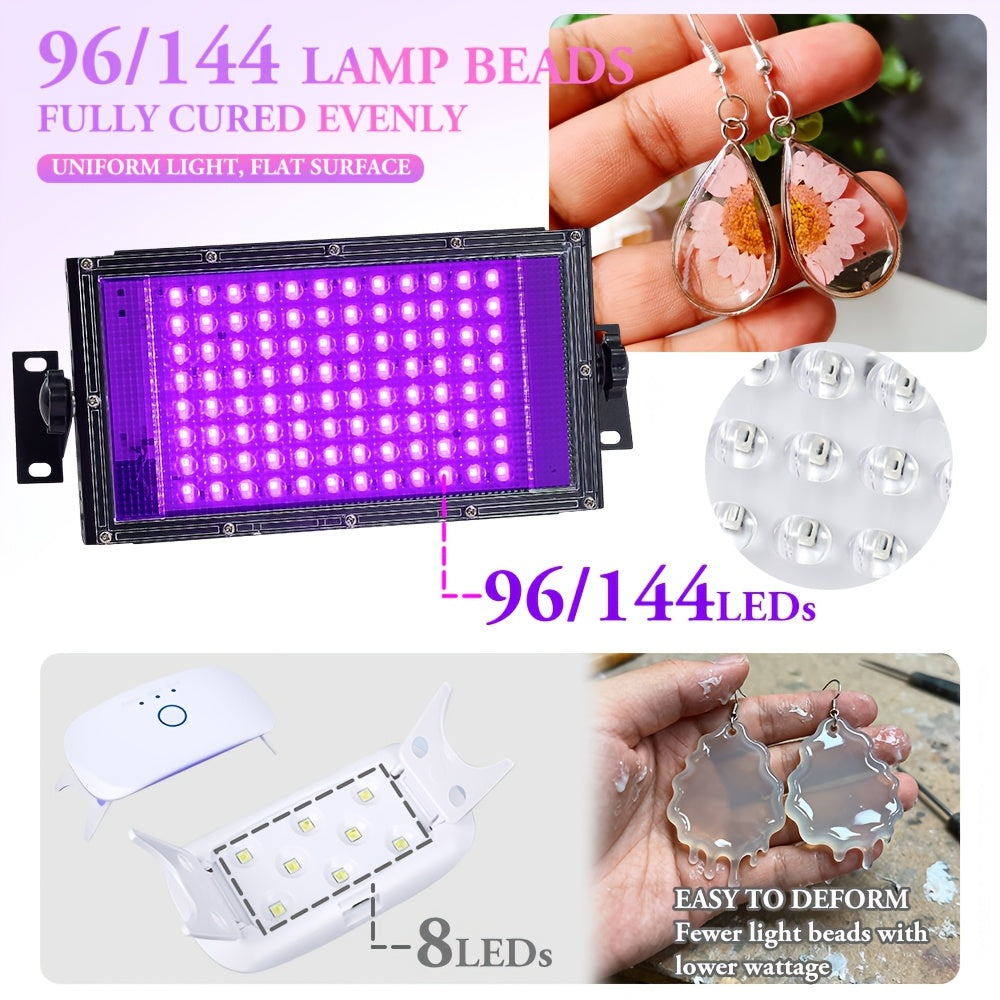 Lampe UV pour résine, éclairage LED pour atelier et bricolage – vue détaillée 2