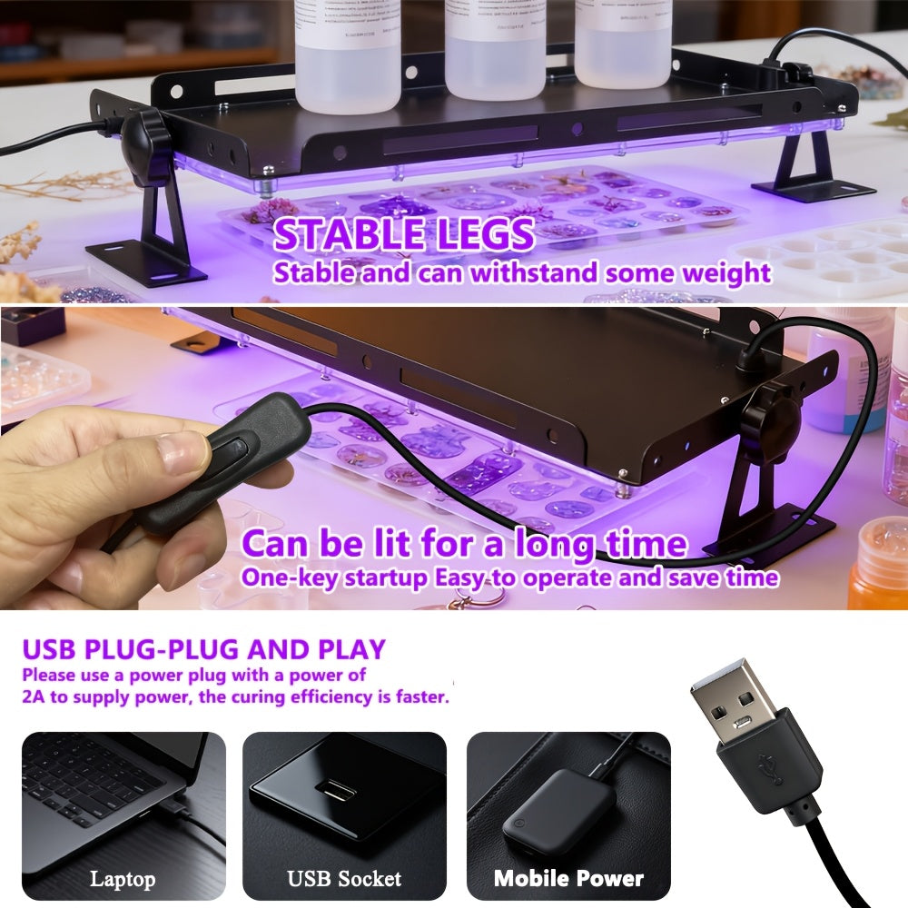 Lampe UV pour résine, éclairage LED pour atelier et bricolage – vue détaillée 4