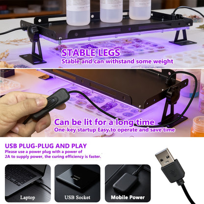 Lampe UV pour résine, éclairage LED pour atelier et bricolage – vue détaillée 4