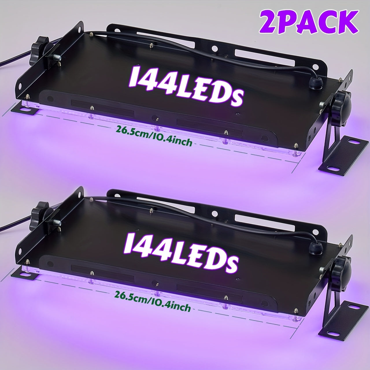 Lampe UV pour résine, Lumière UV 2PACK144LEDs pour maison et déplacements – vue détaillée 11