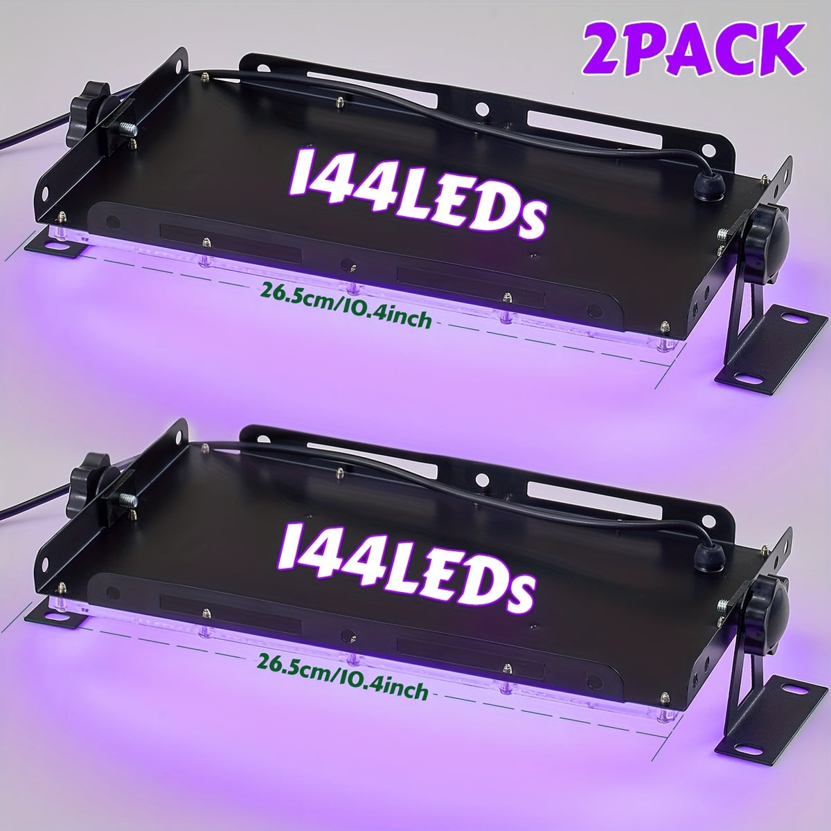 Lampe UV pour résine, Lumière UV 2PACK144LEDs pour maison et déplacements – vue détaillée 11
