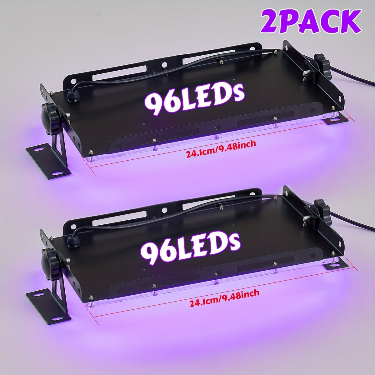 Lampe UV pour résine, Lumière UV 2PACK144LEDs pour maison et déplacements – vue détaillée 13