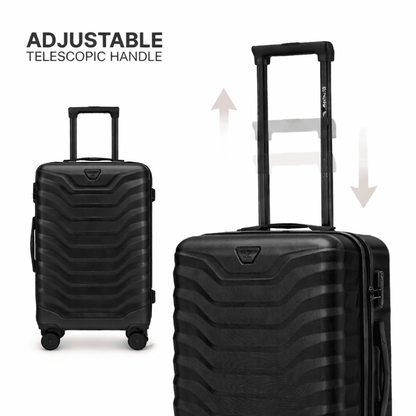Livre imprimé Valise moyenne ABS+ 24" pour camping et voyage – vue détaillée 3
