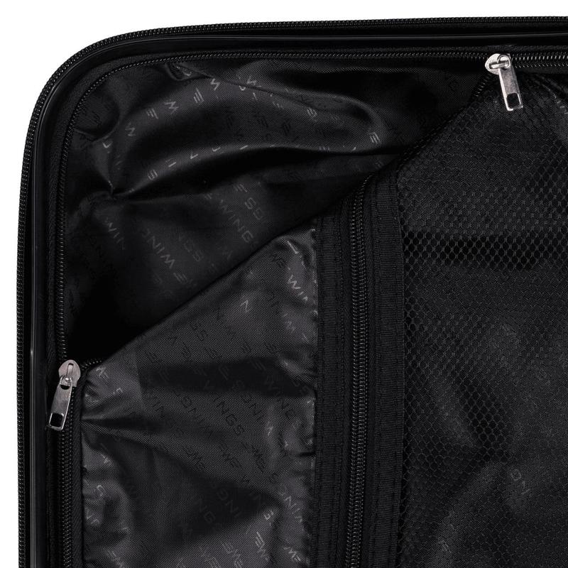 Livre imprimé Valise moyenne ABS+ 24" pour camping et voyage – vue détaillée 16