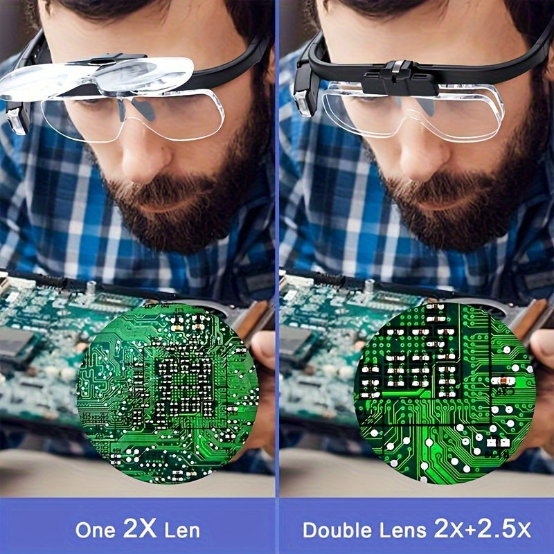 Loupe LED, éclairage LED pour travail de précision et quotidien – vue détaillée 4