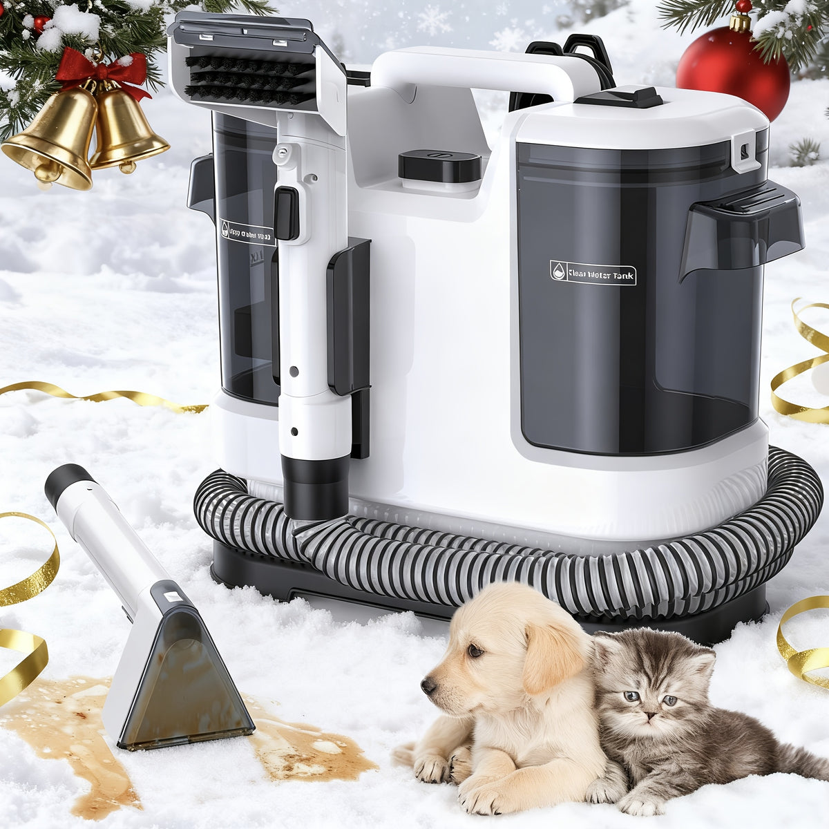 Lubluelu Nettoyeur Multifonction Portable, 600W pour salon et maison – vue détaillée 10