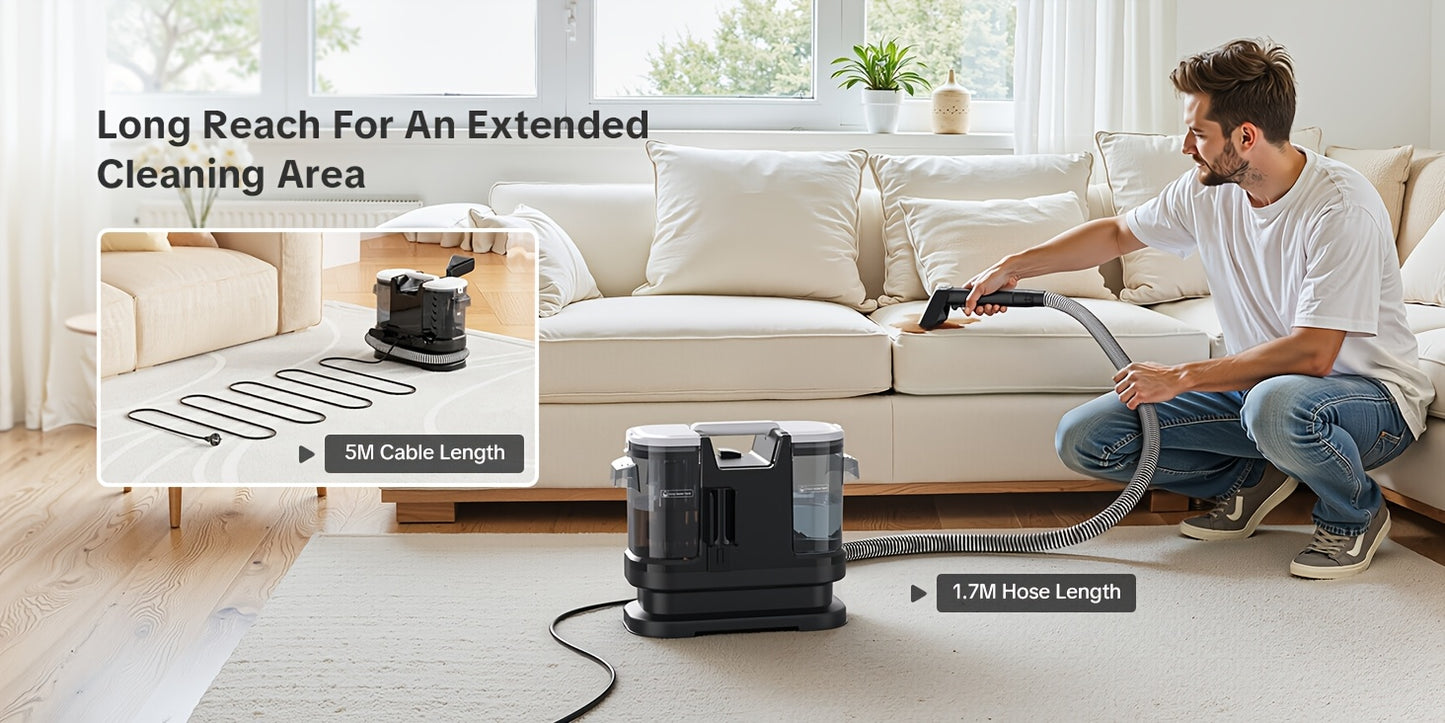 Lubluelu Nettoyeur Multifonction Portable, 600W pour salon et maison – vue détaillée 14