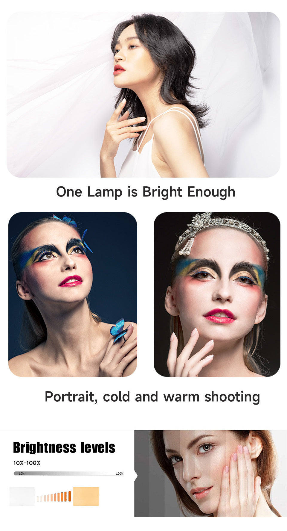 Lumière de remplissage vidéo LED, éclairage LED pour la photographie et quotidien – vue détaillée 12