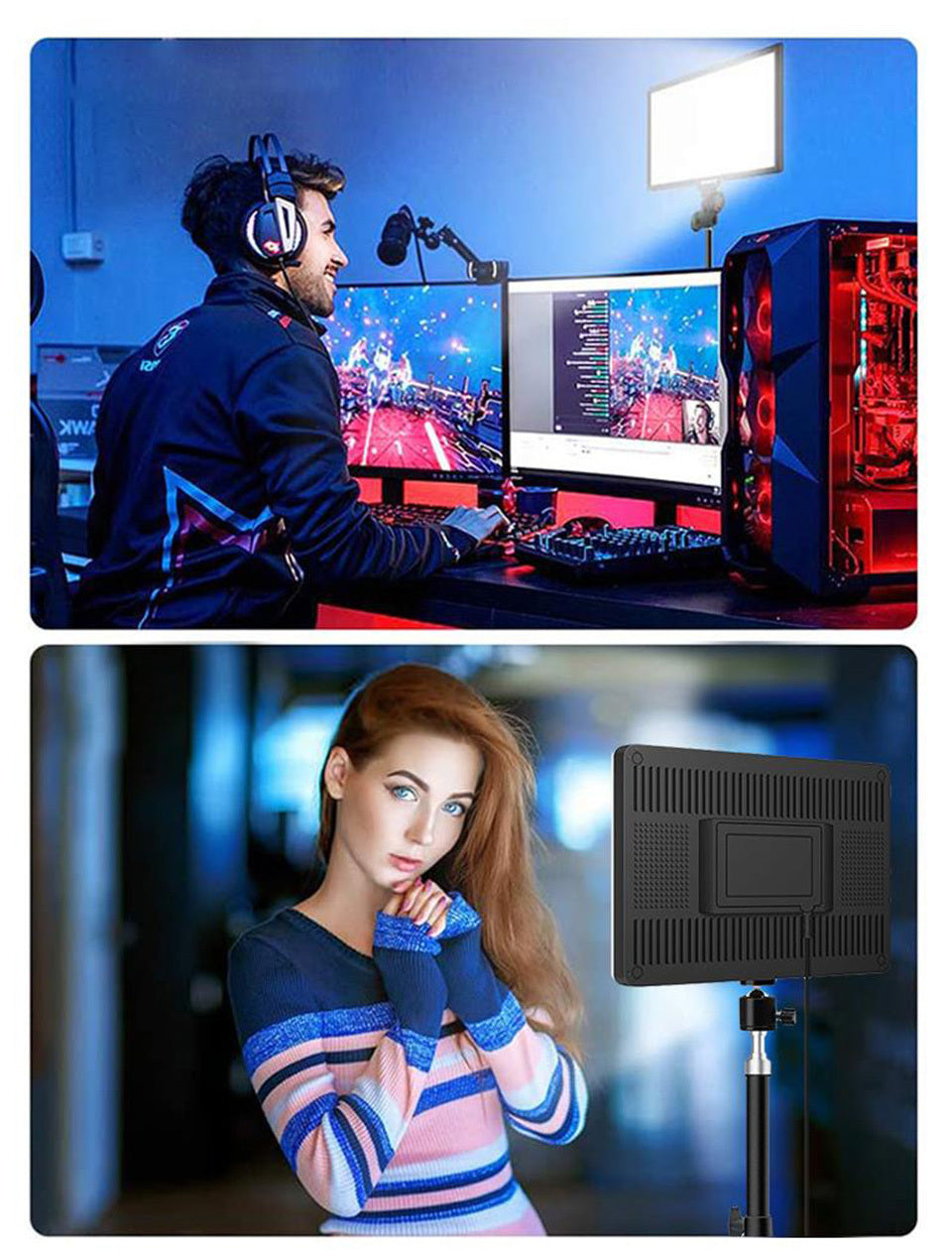 Lumière de remplissage vidéo LED, éclairage LED pour la photographie et quotidien – vue détaillée 14