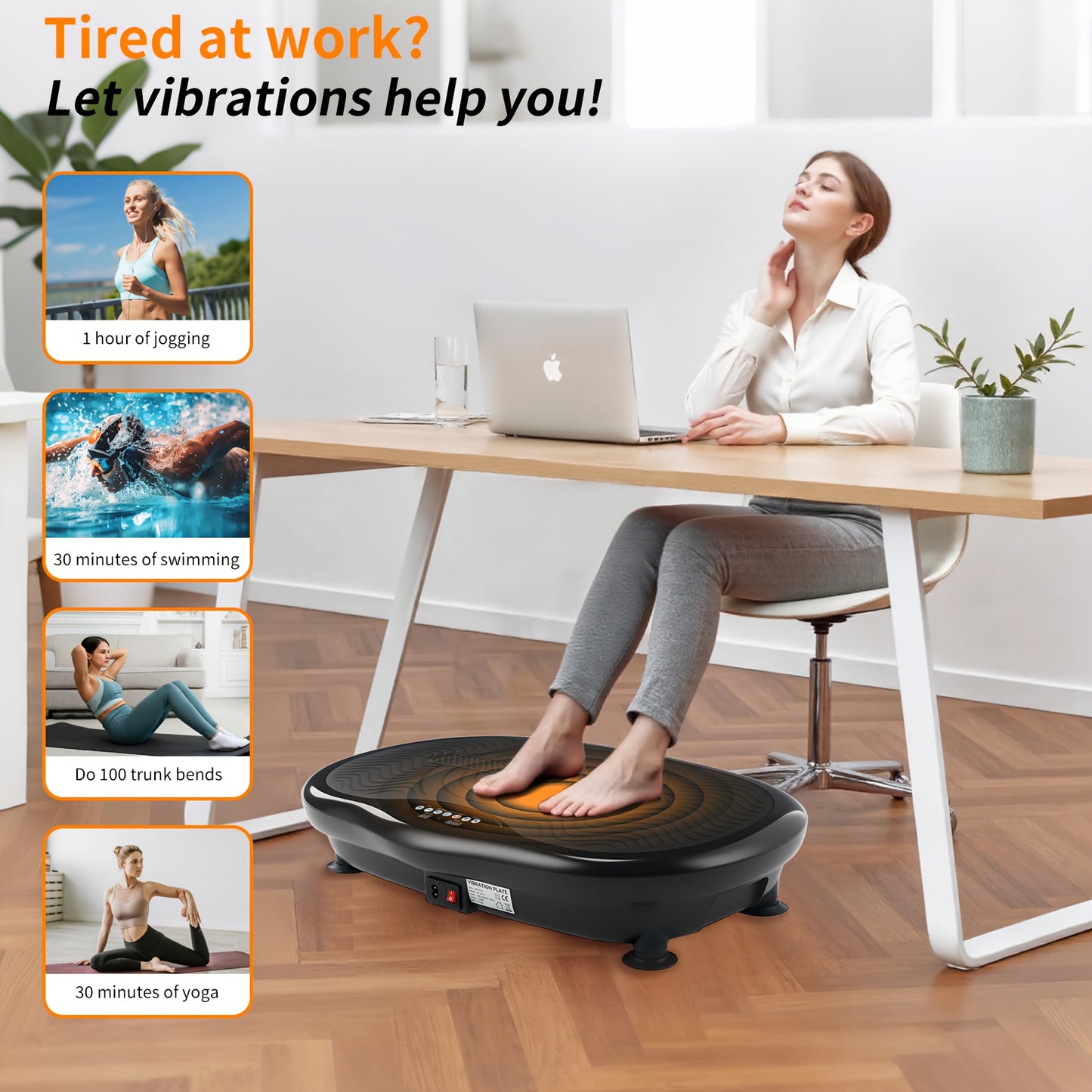 Machine de Vibration Corporelle Complète, 200W pour animaux et maison – vue détaillée 3