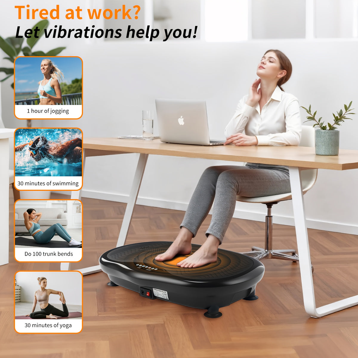 Machine de Vibration Corporelle Complète, 200W pour animaux et maison – vue détaillée 3
