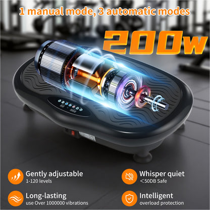 Machine de Vibration Corporelle Complète, 200W pour animaux et maison – vue détaillée 6