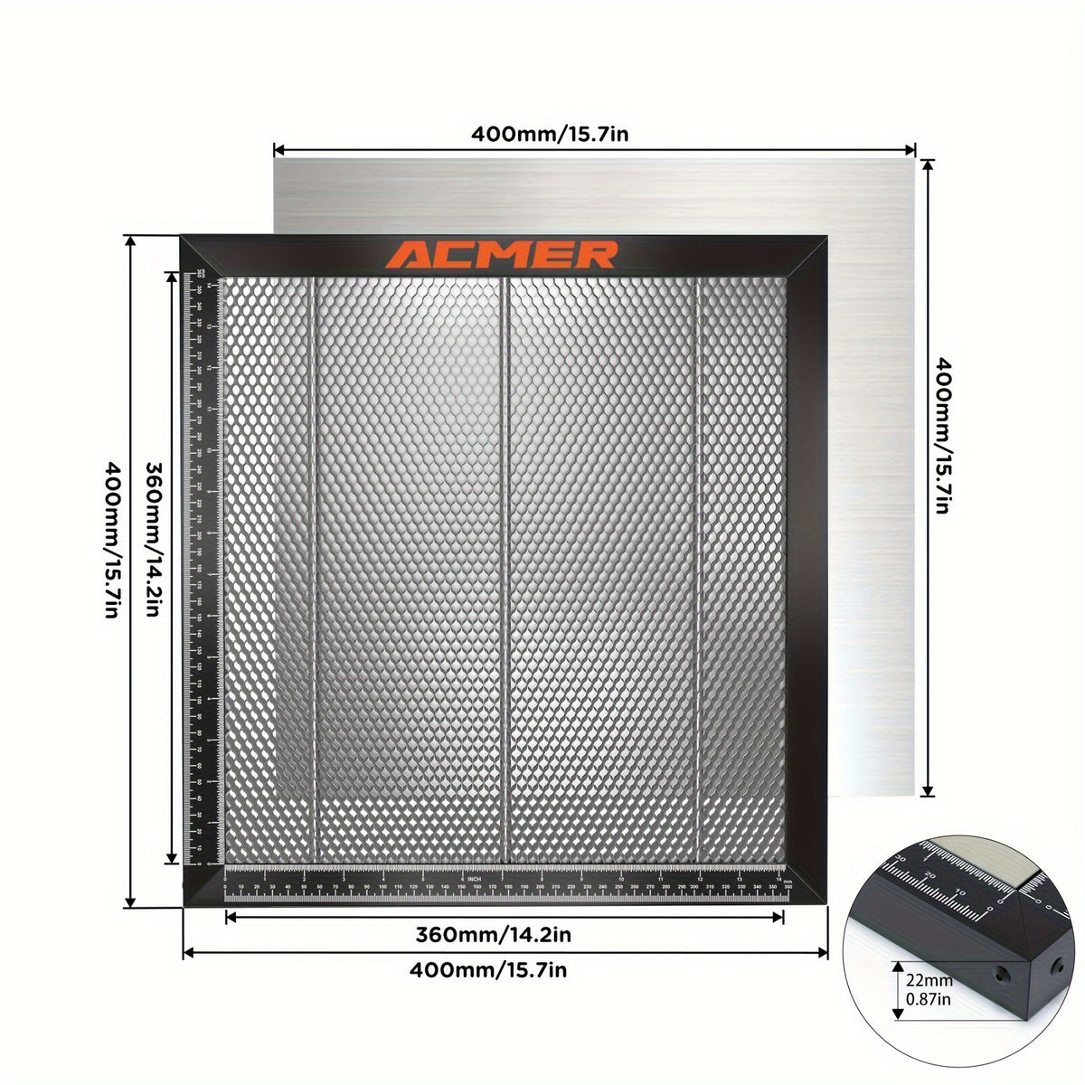 Machines à pochoir, compatible avec TTS-55 pour machines de gravure laser CO2 et diode – vue détaillée 3