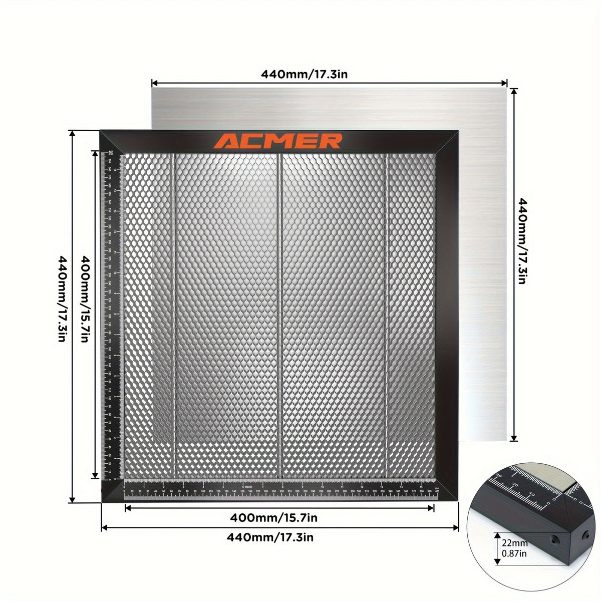 Machines à pochoir, compatible avec TTS-55 pour machines de gravure laser CO2 et diode – vue détaillée 21